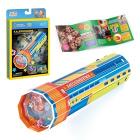 Joc Educativ STEM National Geographic puzzle 3D Caleidoscop 18 piese